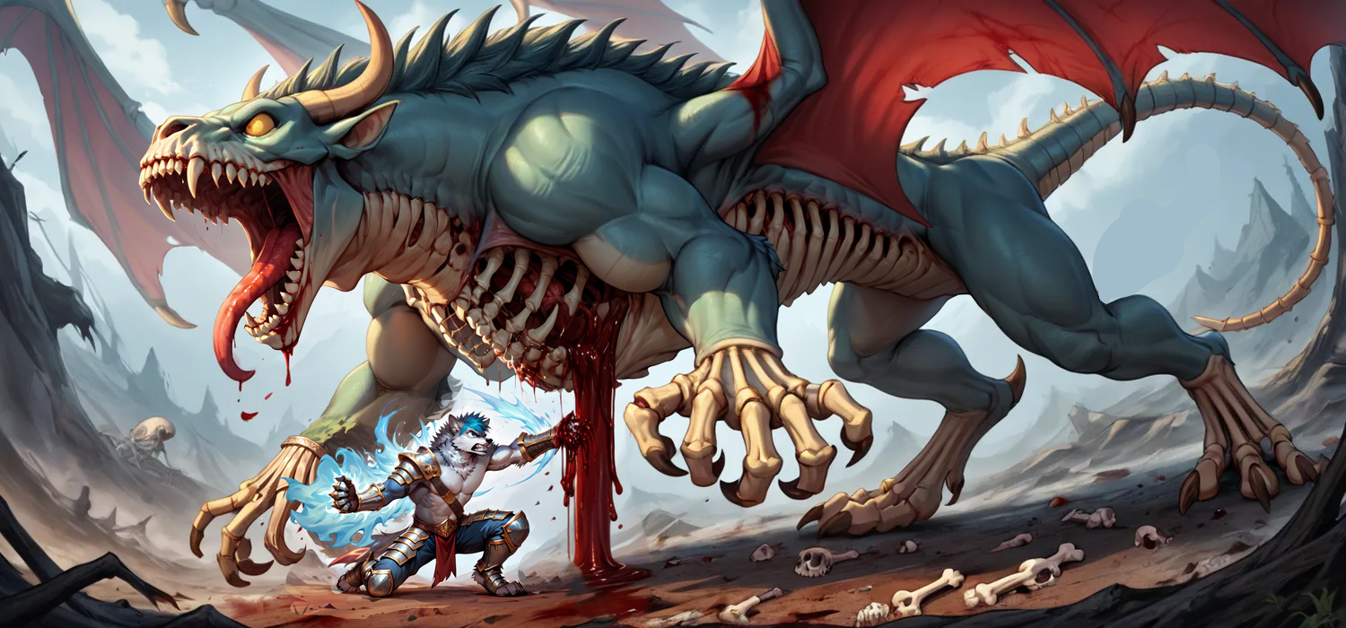 Brad vs Zombie Monster.png